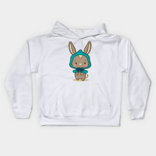 Winter bunny Kids Hoodie